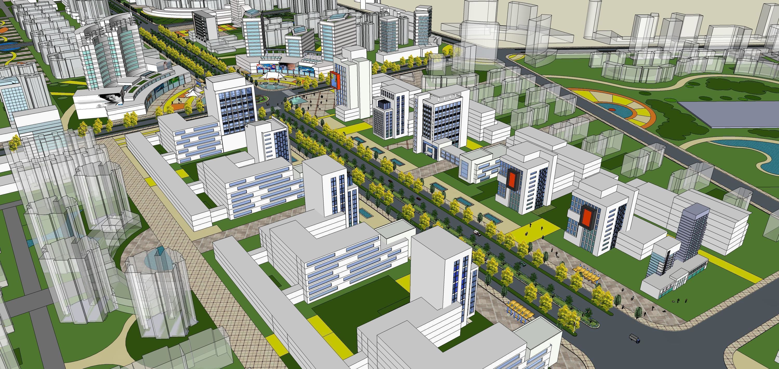 Sketchup Landscape Park 191 3D model_13