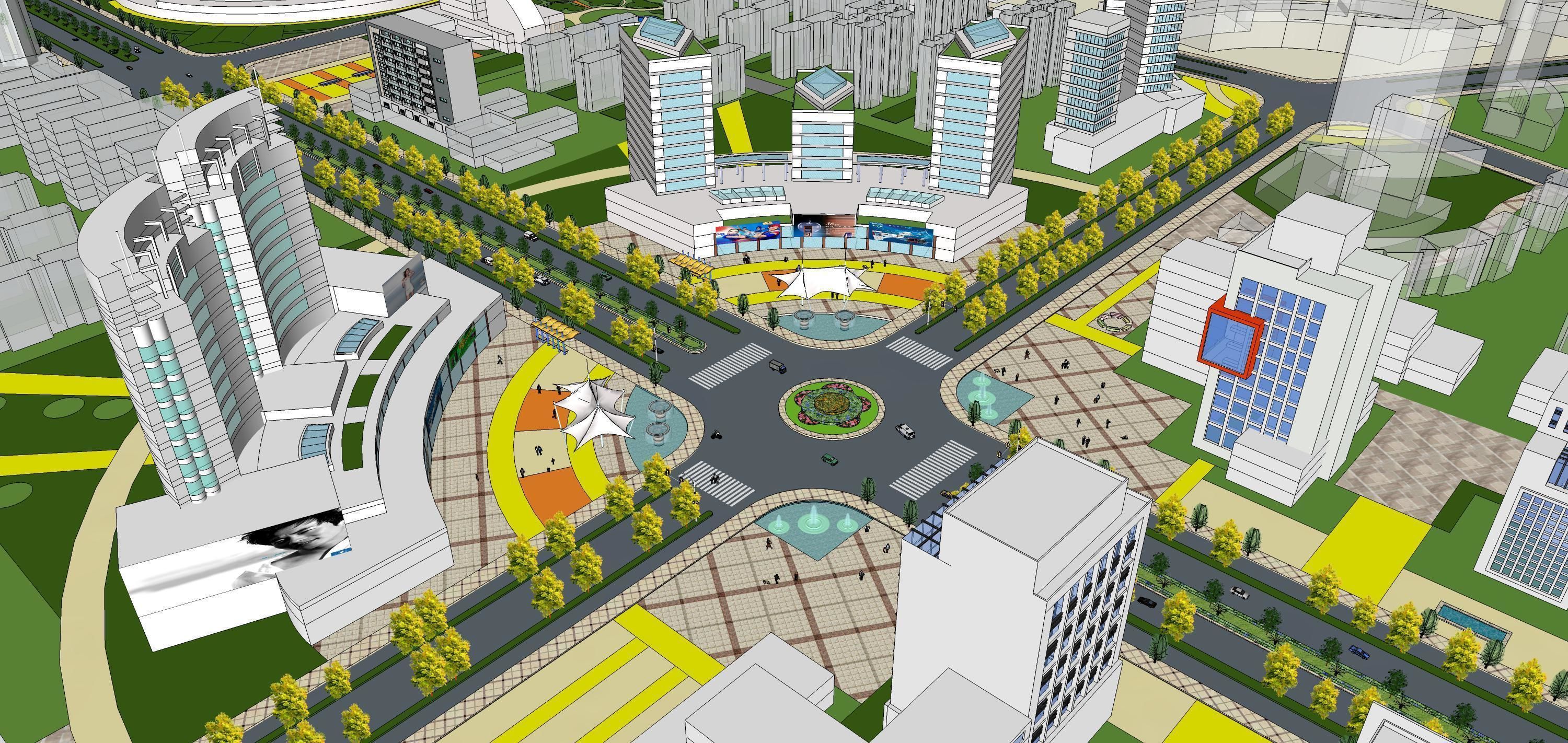 Sketchup Landscape Park 191 3D model_6