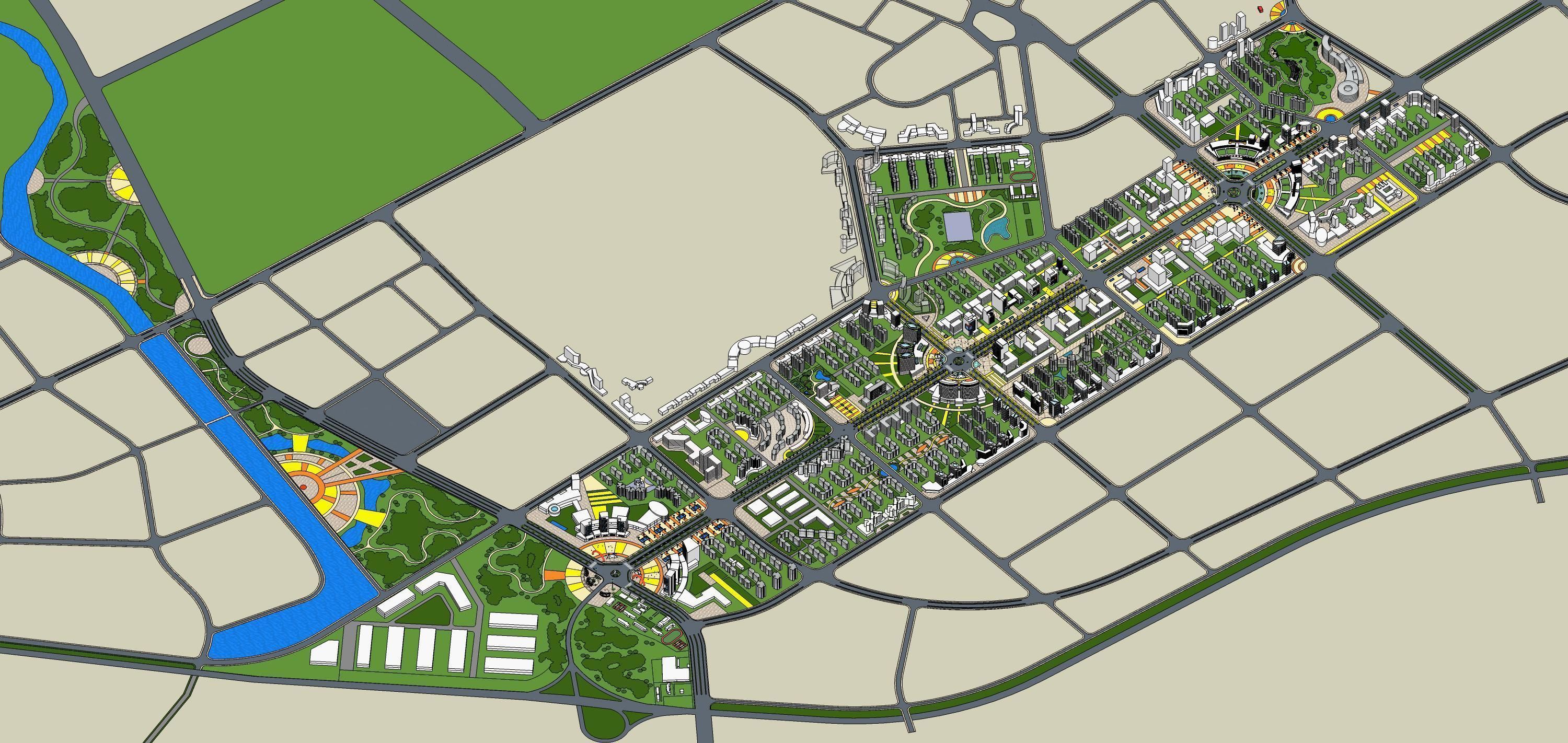 Sketchup Landscape Park 191 3D model_22