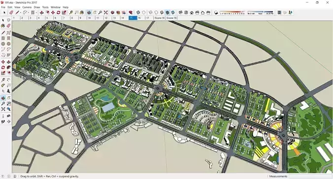 Sketchup Landscape Park 191 3D model