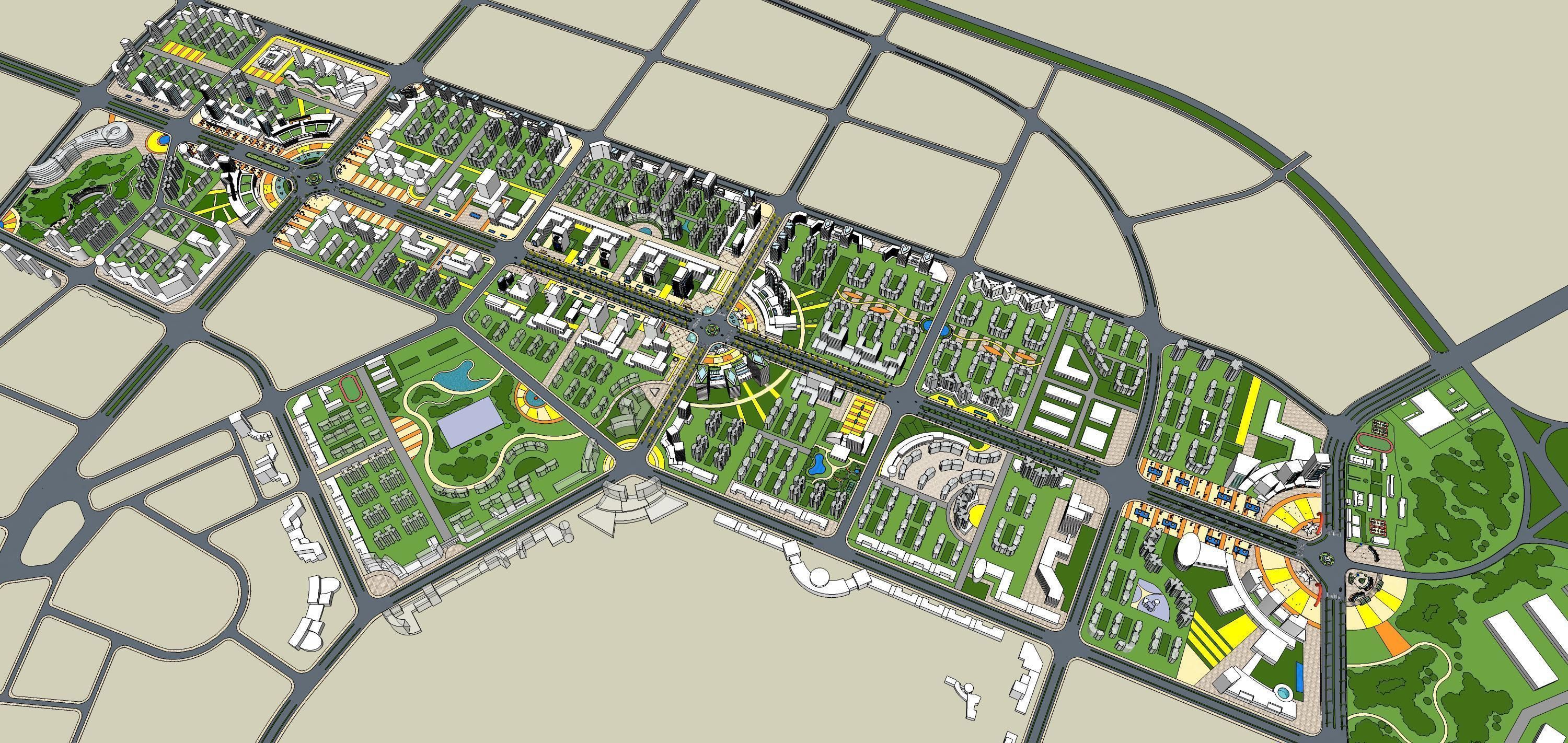 Sketchup Landscape Park 191 3D model_20