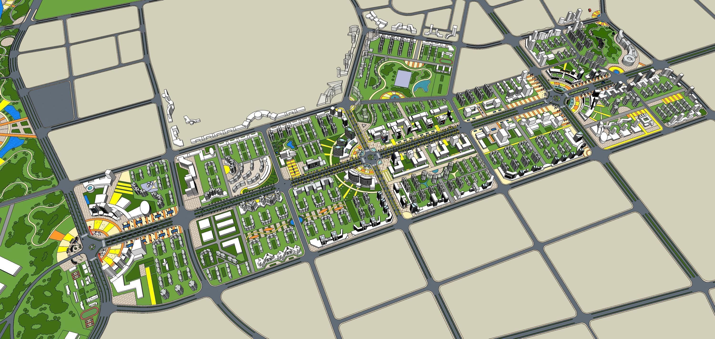 Sketchup Landscape Park 191 3D model_21
