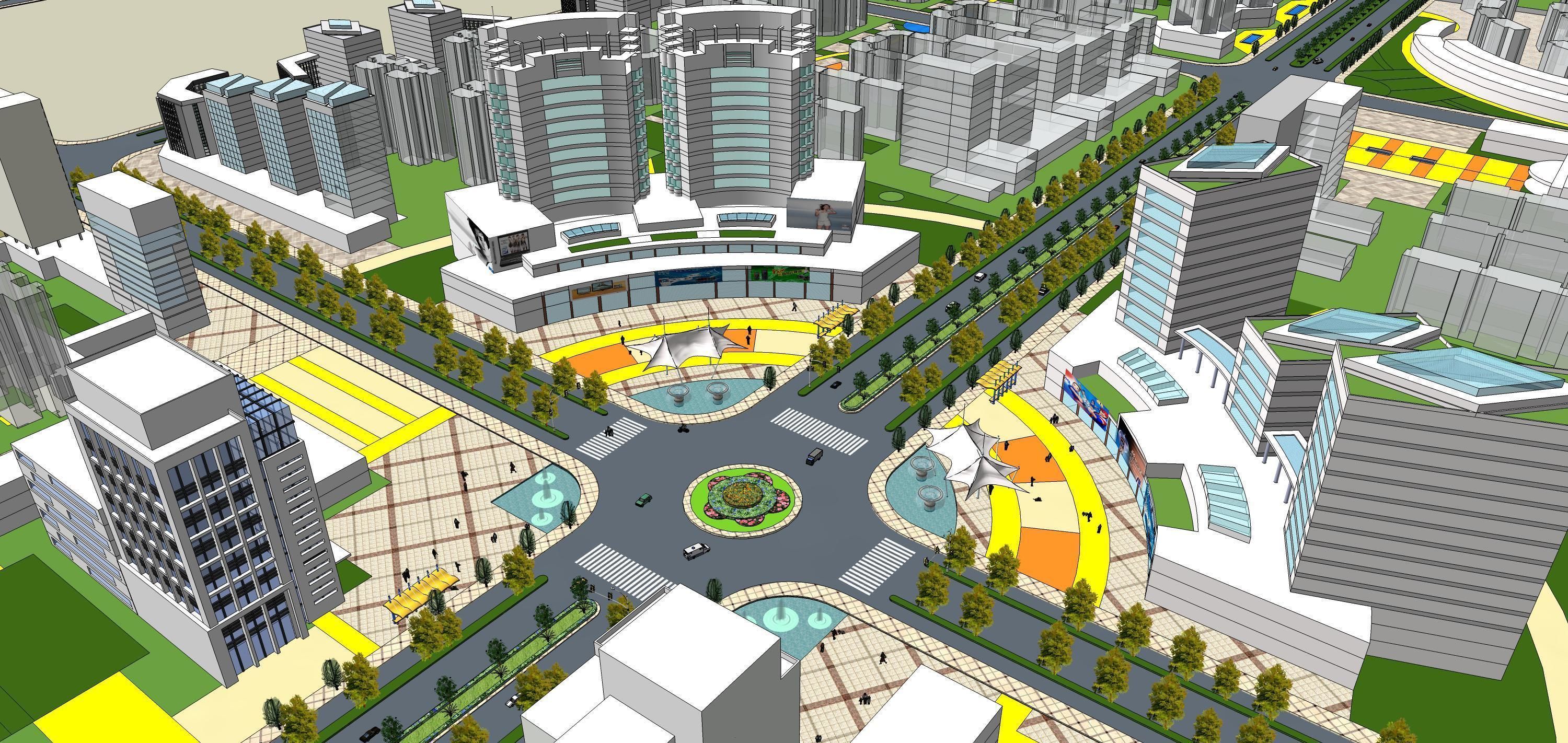 Sketchup Landscape Park 191 3D model_10