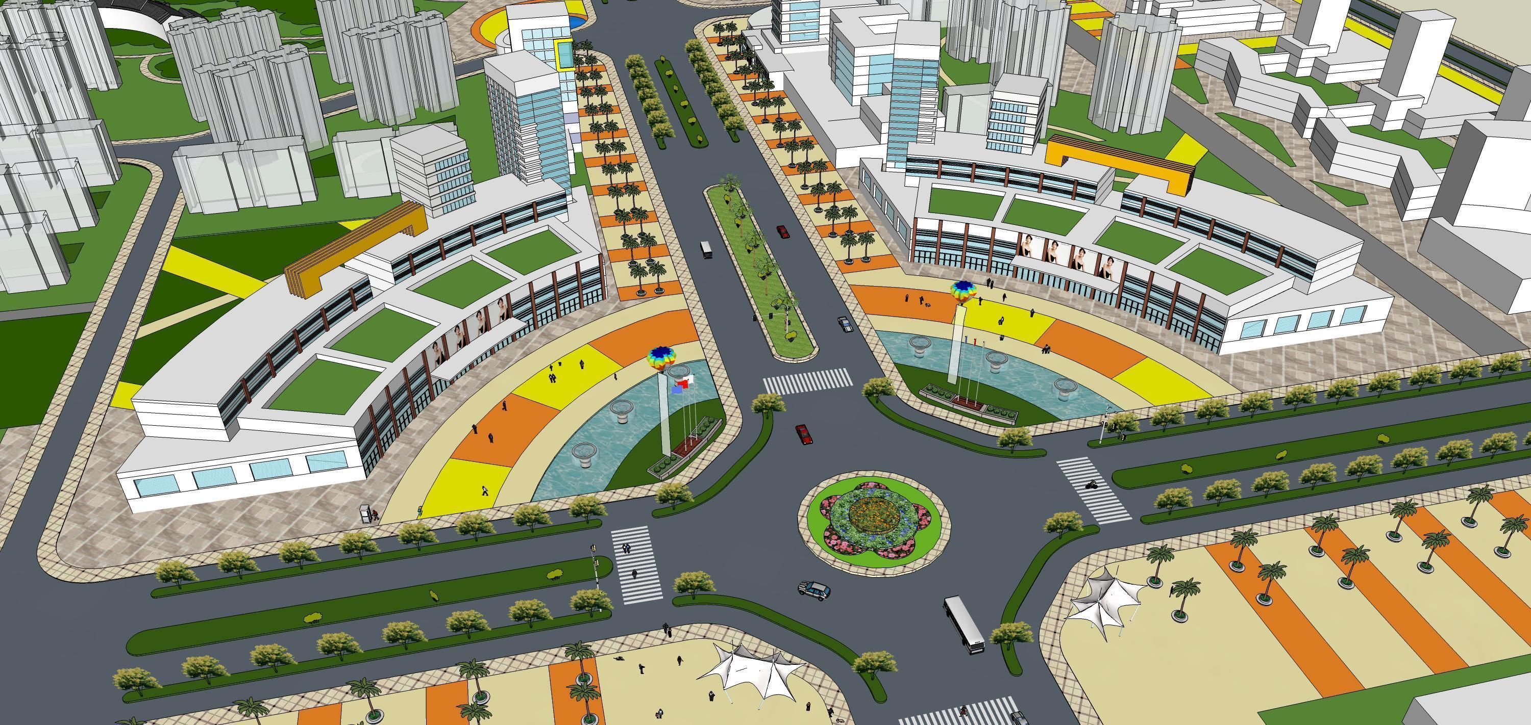 Sketchup Landscape Park 191 3D model_9