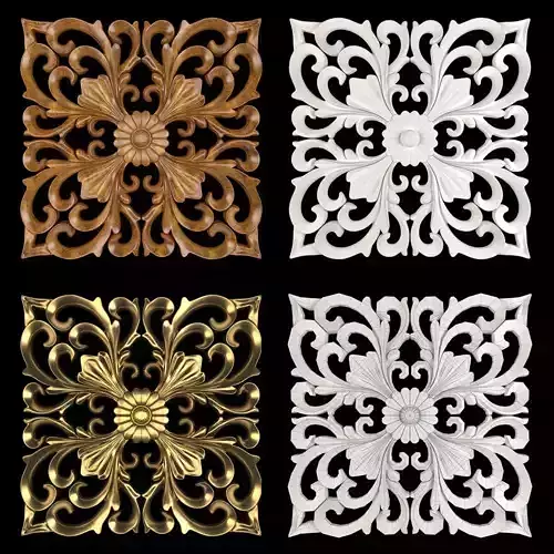 Decorative Wall Rosettes 04