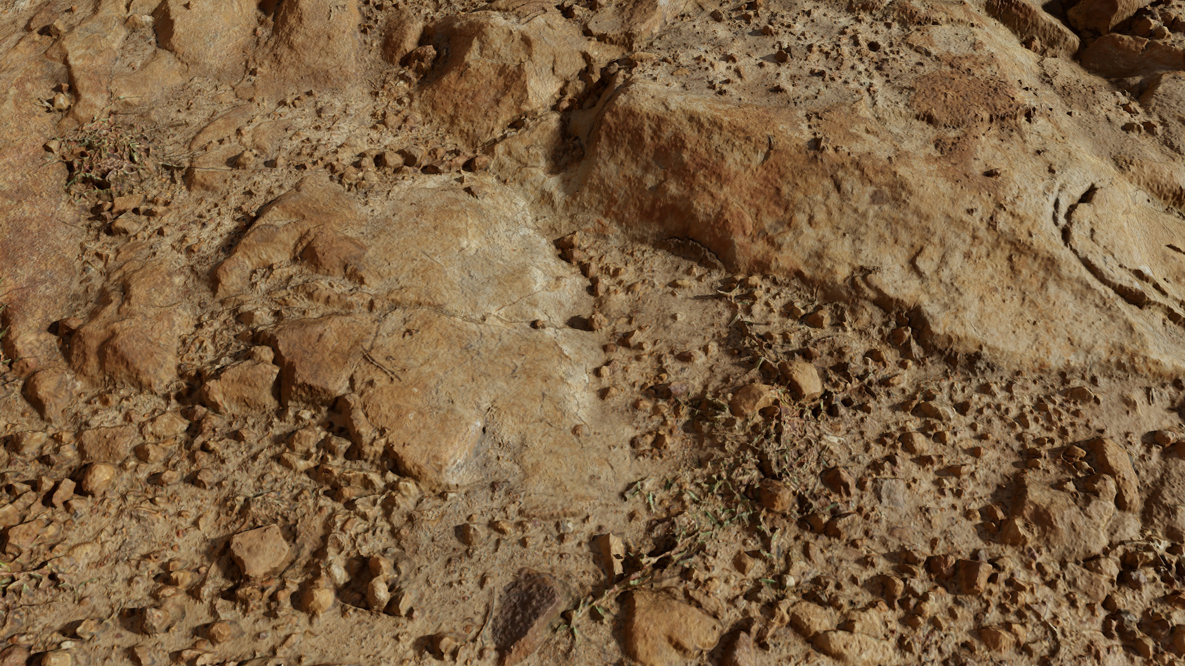 rock03scan rock formation in desert 3D model_3