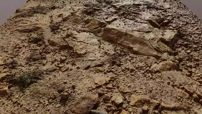 rock03scan rock formation in desert