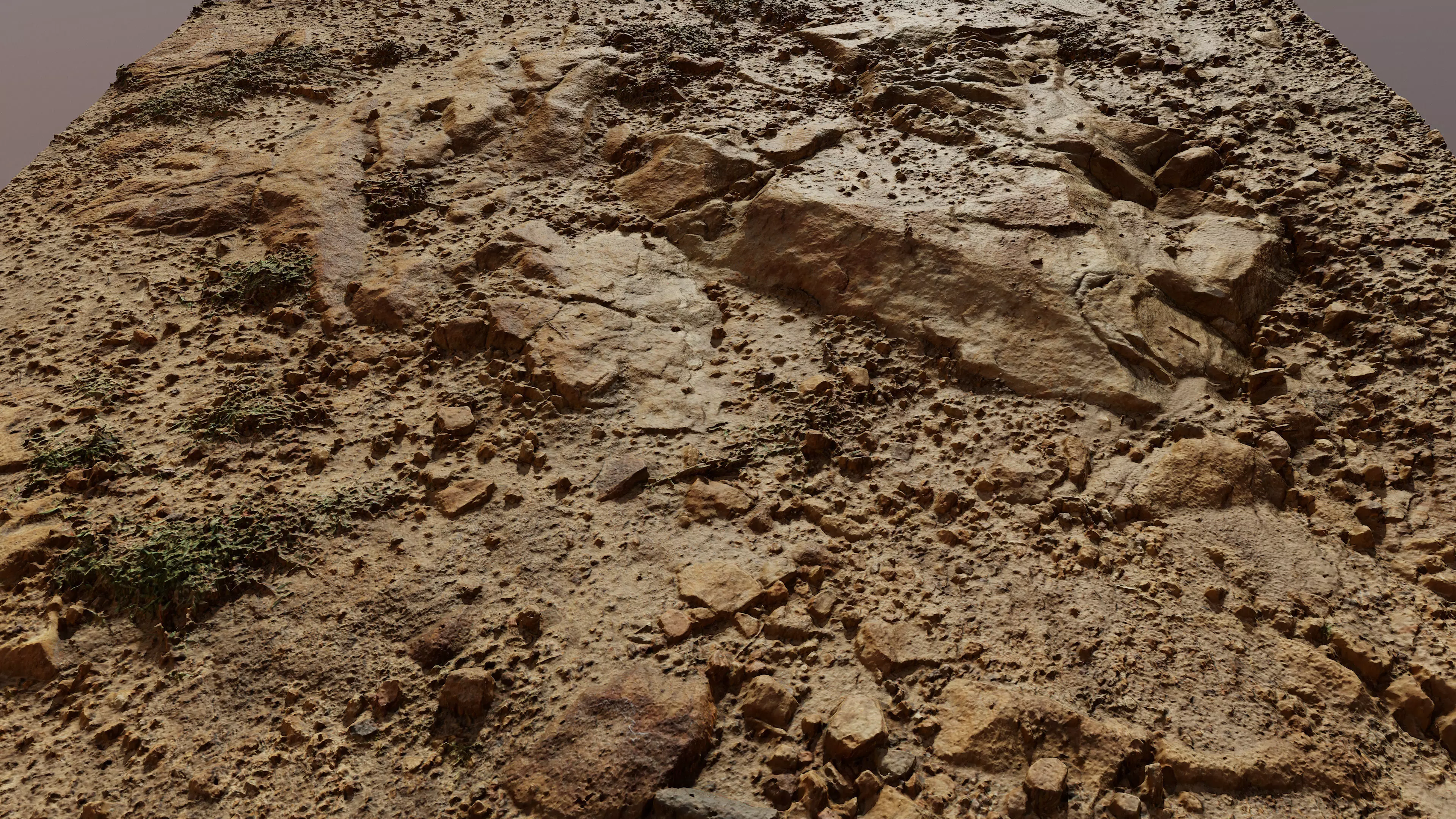 rock03scan rock formation in desert 3D model_0