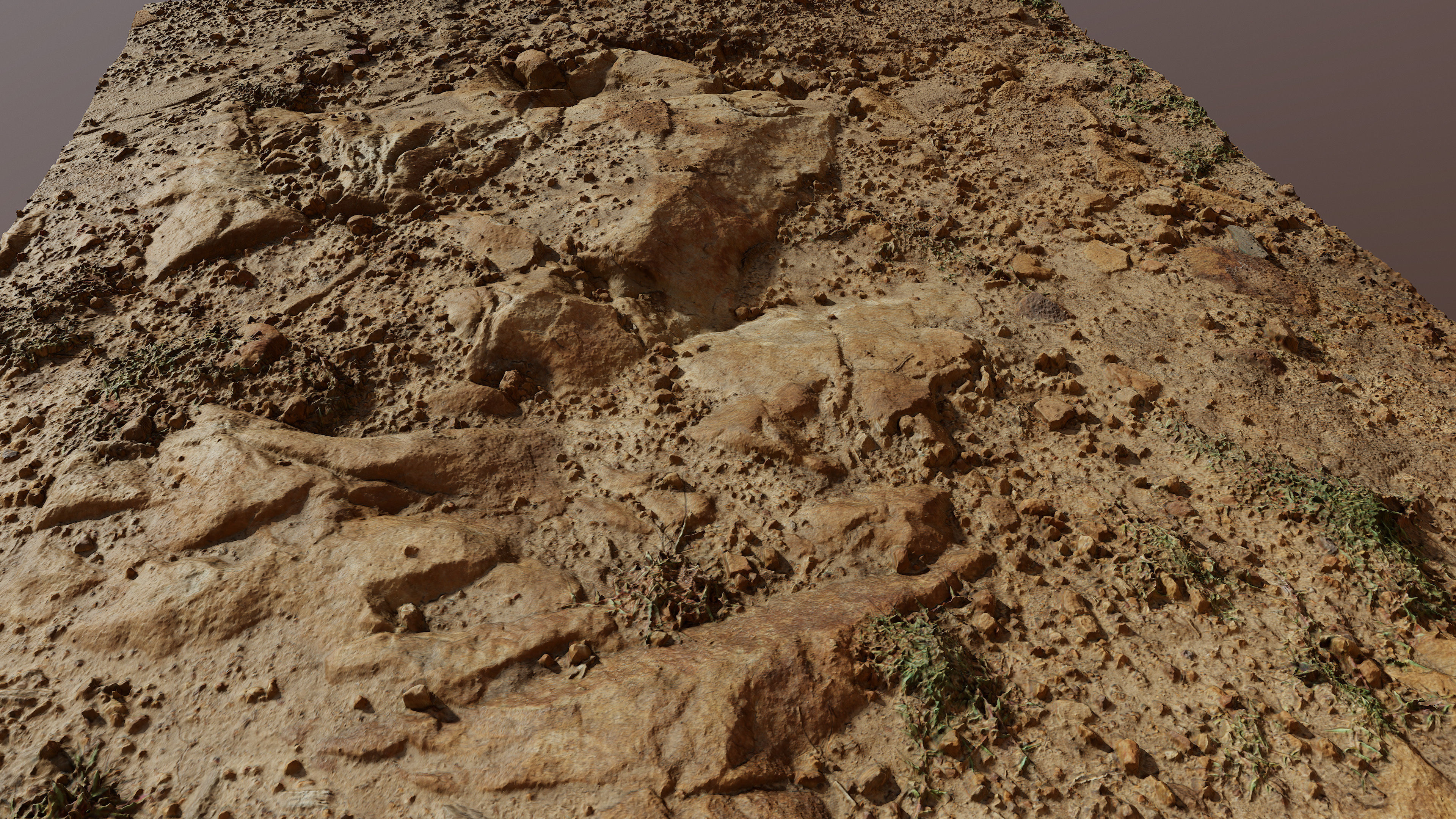 rock03scan rock formation in desert 3D model_1