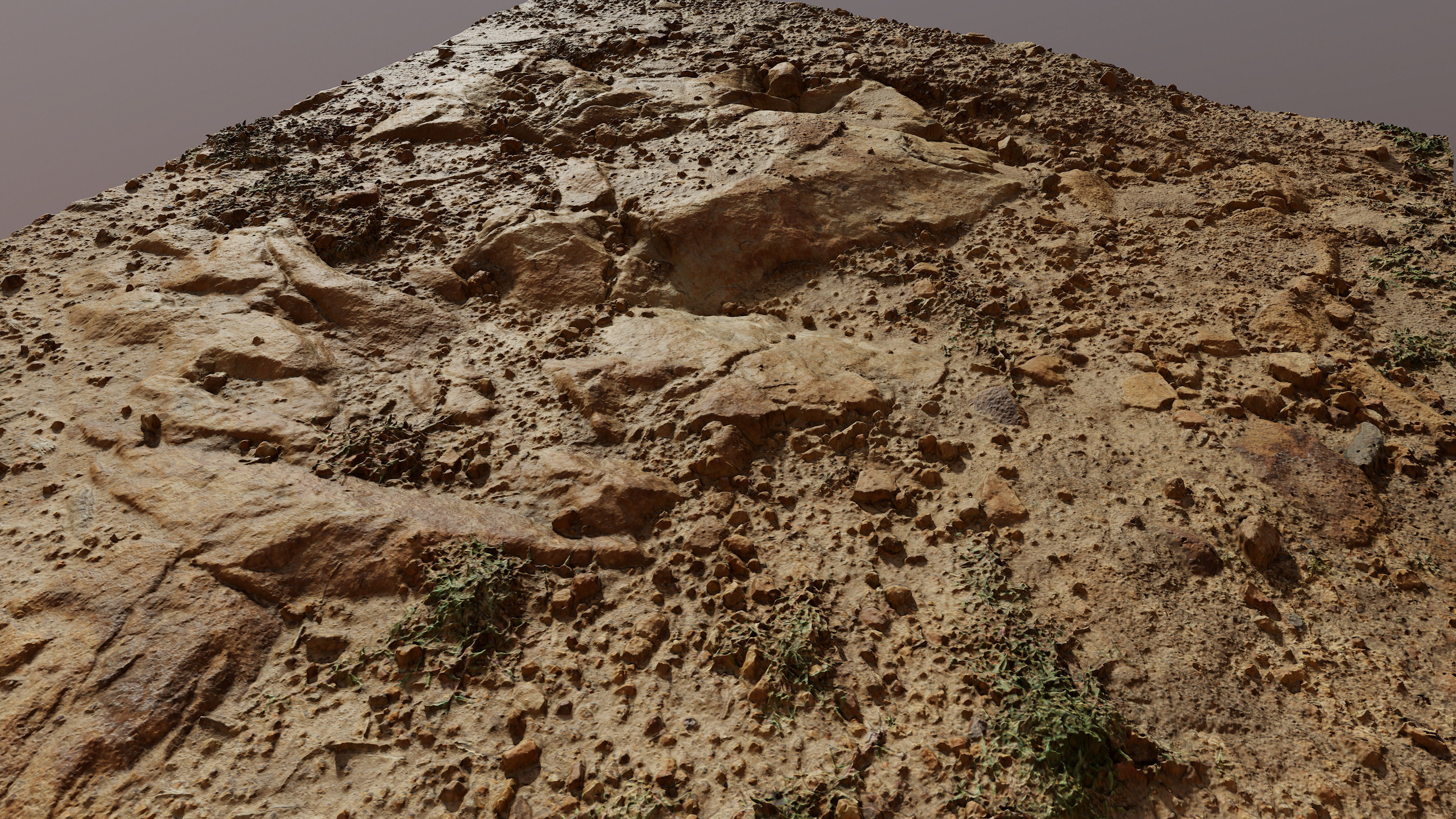 rock03scan rock formation in desert 3D model_2