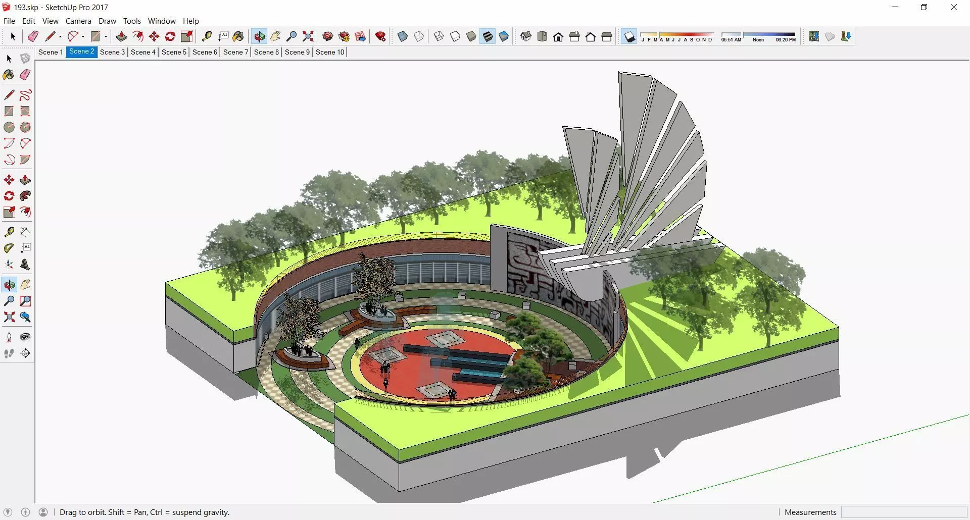 Sketchup Landscape Park 193 3D model_0