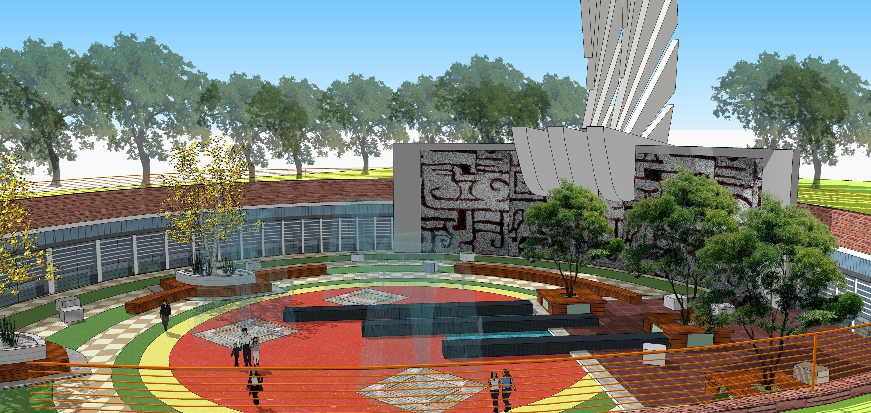 Sketchup Landscape Park 193 3D model_11