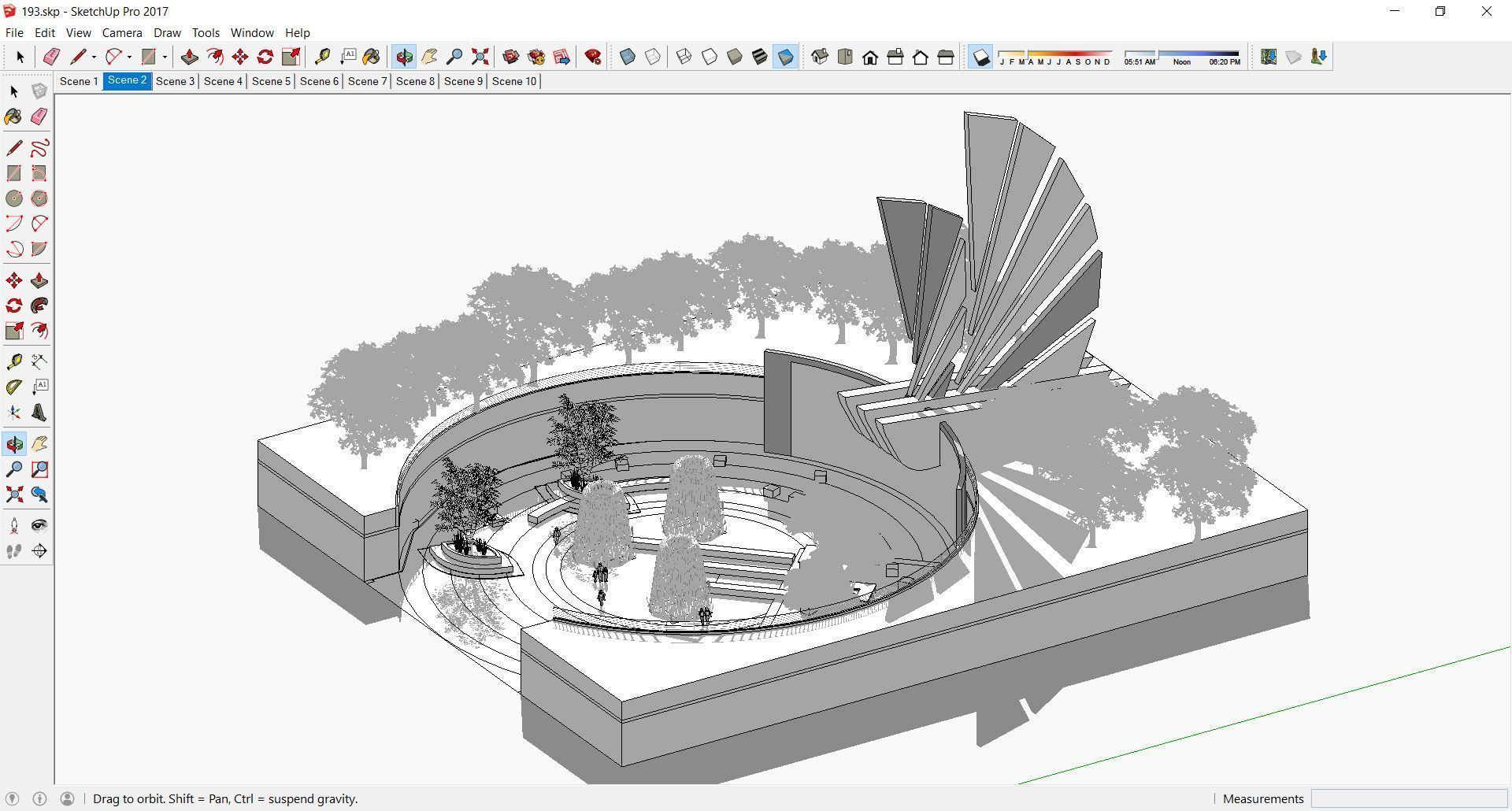 Sketchup Landscape Park 193 3D model_1