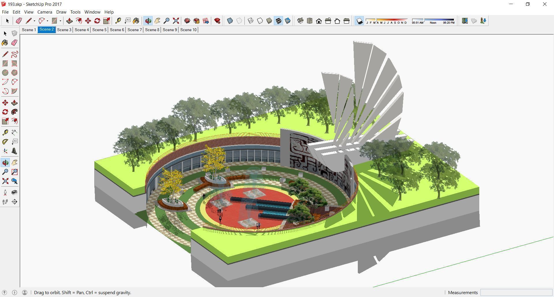 Sketchup Landscape Park 193 3D model_2