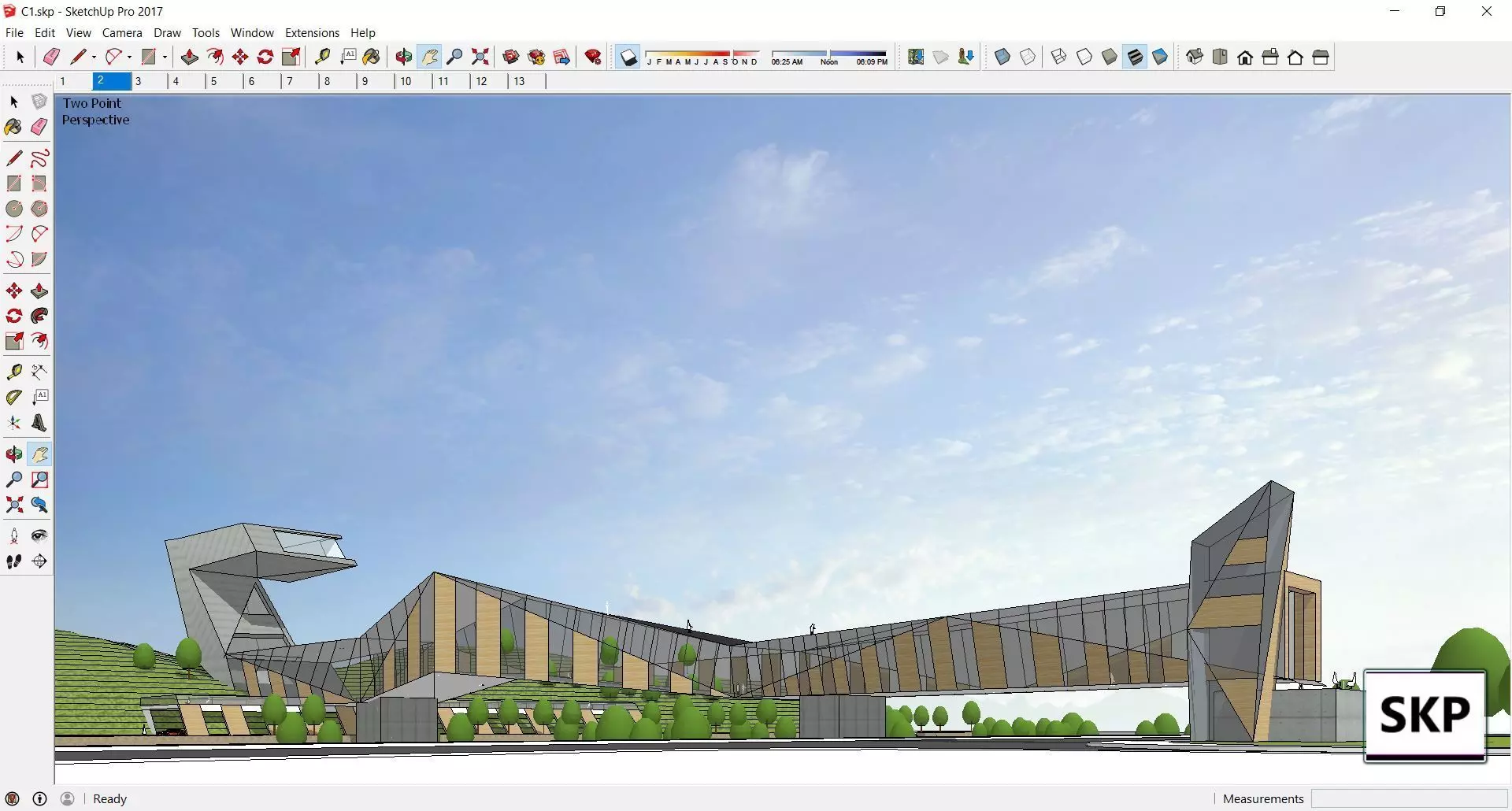 Sketchup Bridge C1 Free 3D model_0