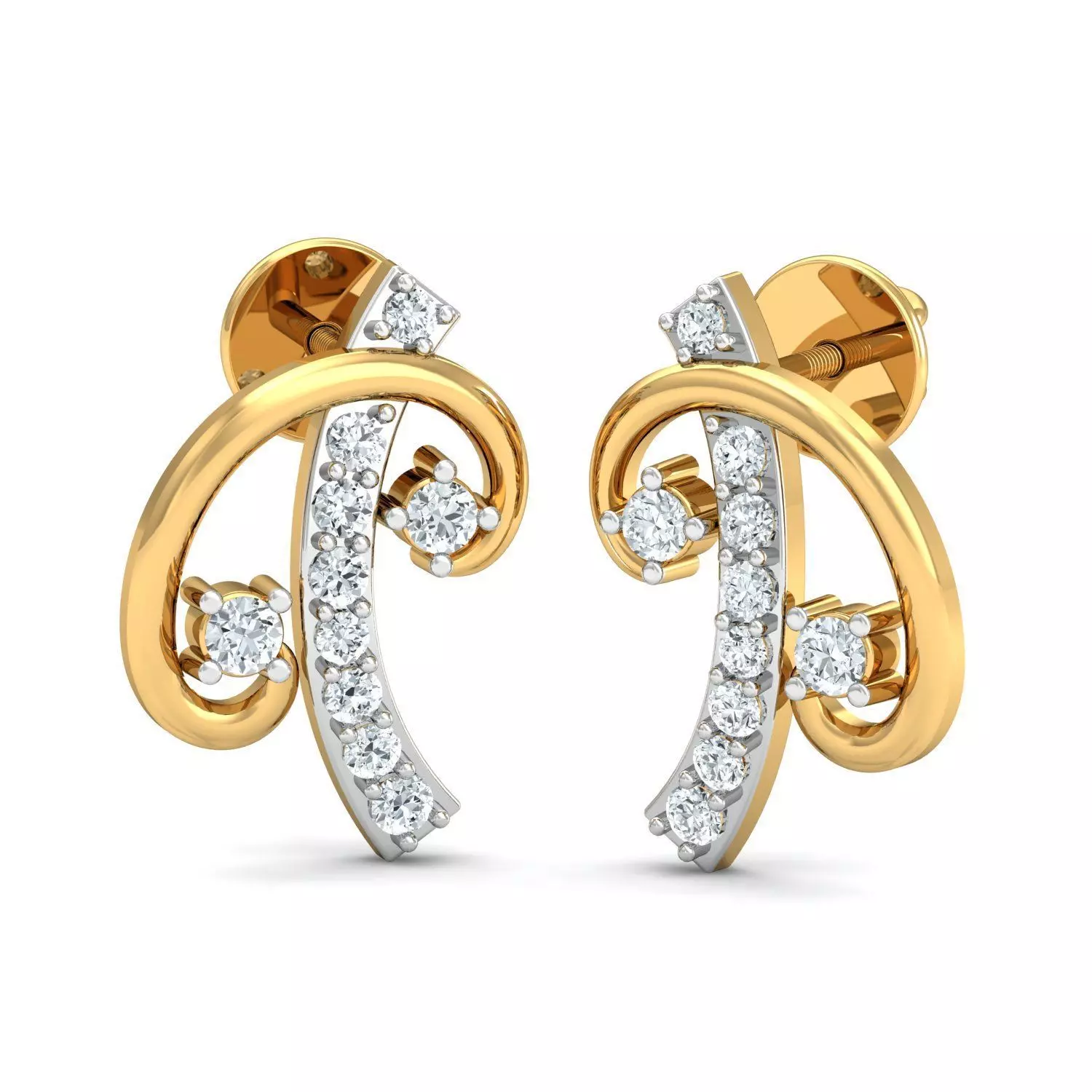 Women Earring 3dm STL FBX OBJ Render Details 3D print model