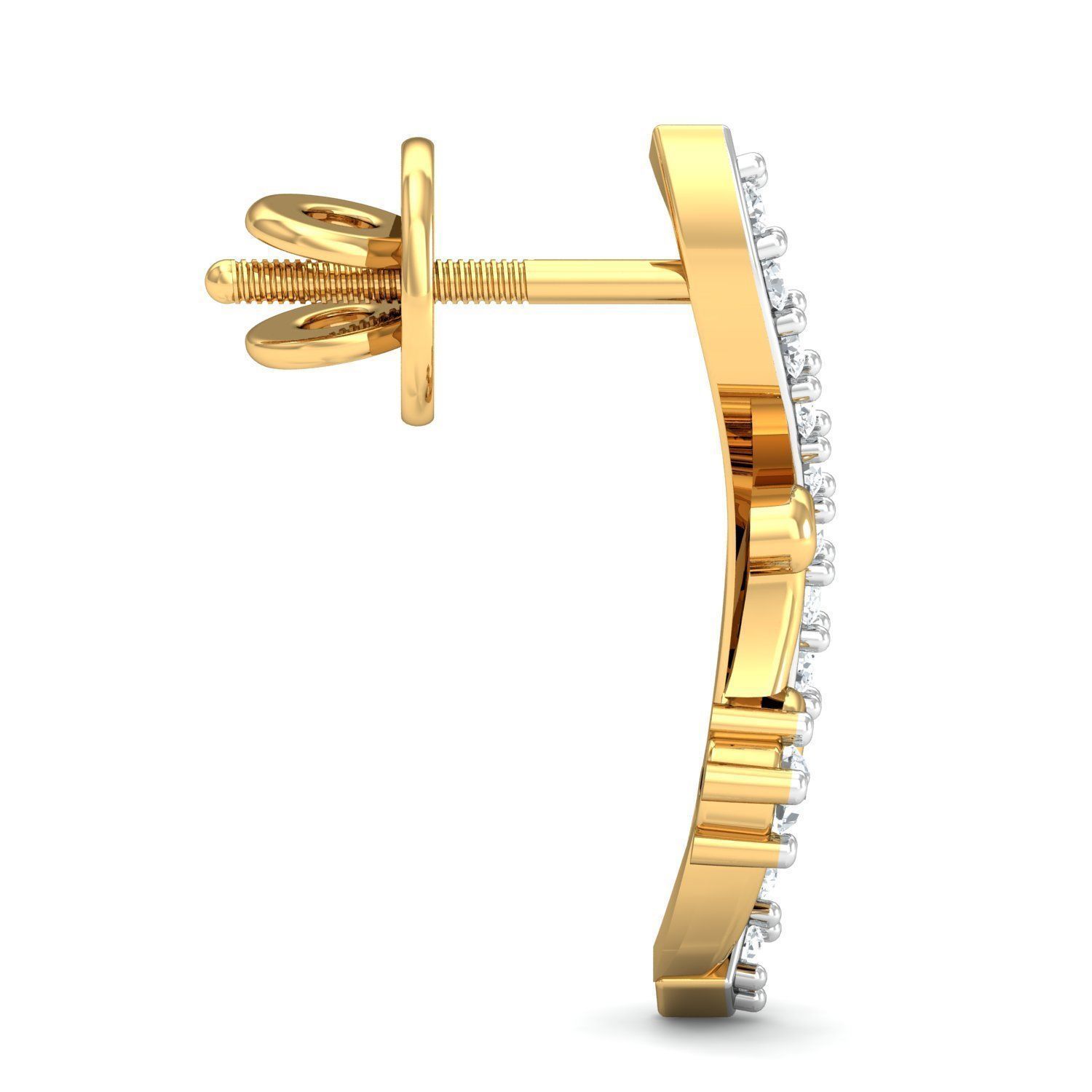 Women Earring 3dm STL FBX OBJ Render Details 3D print model_2