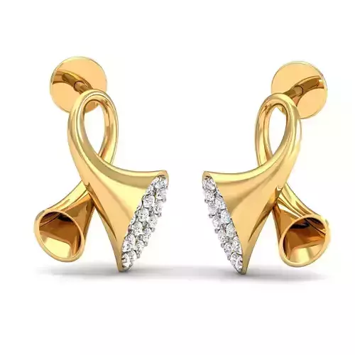 Women Earring 3dm STL FBX OBJ Render Details