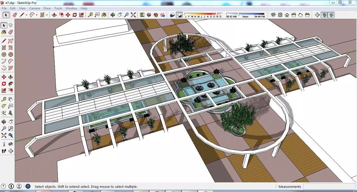 Sketchup Landscape Park E7 Free 3D model_0