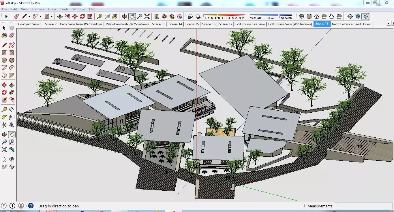 Sketchup Landscape Park E8 Free 3D model_0