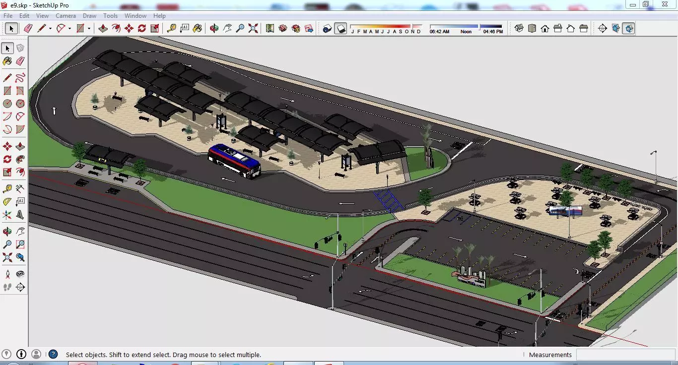 Sketchup Landscape Park E9 Free 3D model