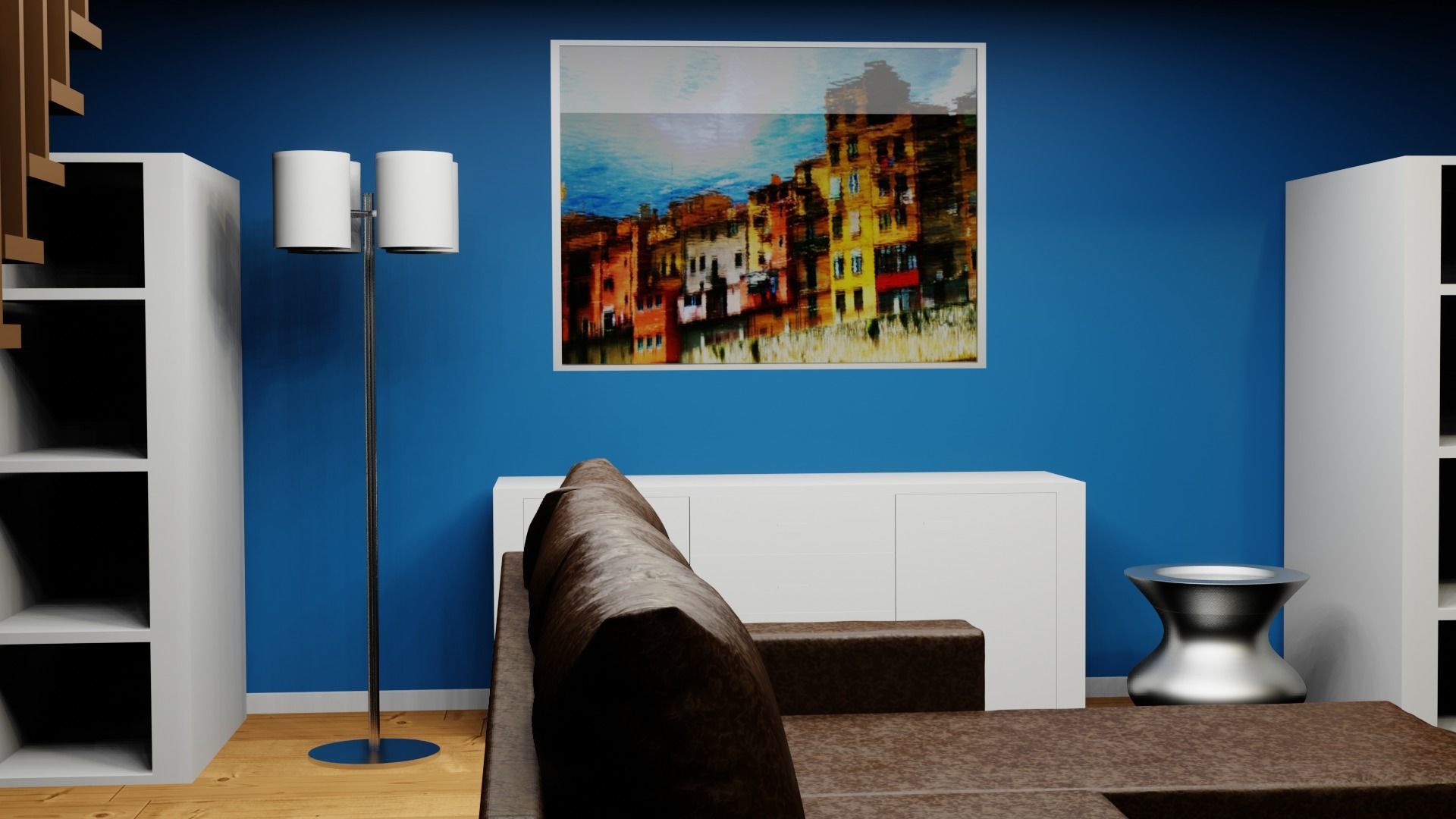 studio apartment 3D model_1