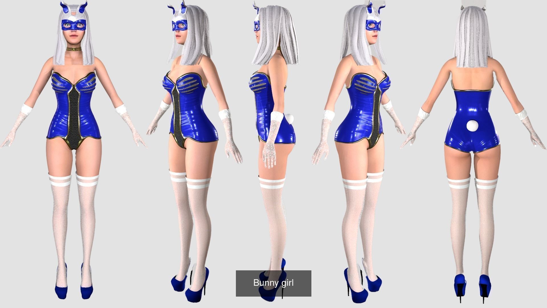 Girls collection woman in tiger costume _7