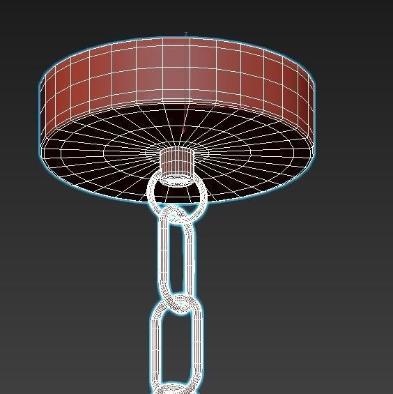 vitaluce-v4767-7-5 chandelier with four lights and chain 3D model_5