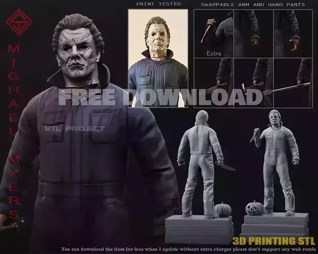 Michael Myers Free 3D print model
