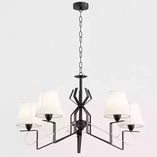 vitaluce-v4562-1-5 light chandelier with shades