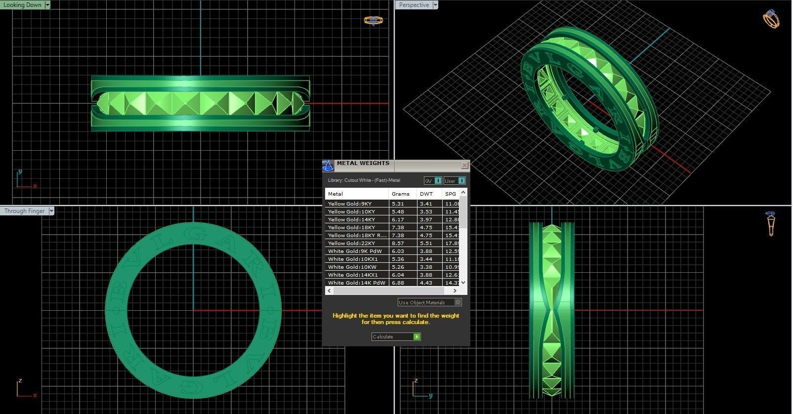 Inspired by Bvlgari B Zero1 Rock Ring 3D print model_2