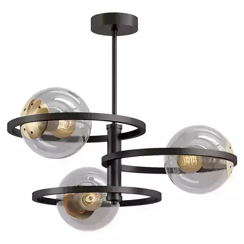 ariadna-4074-303-b0047335 chandelier with three glass globes