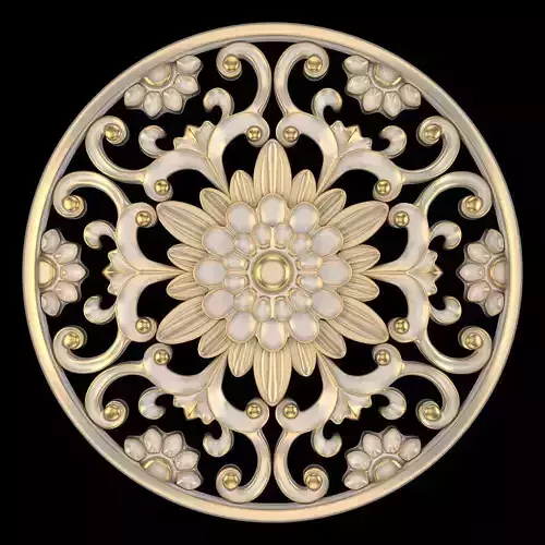 Decorative Wall Rosettes 06