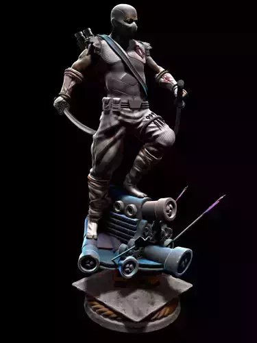 StromShadowSTL naruto shipwreck statue