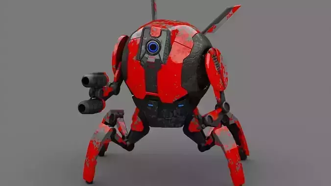 BUG DROID rigged character