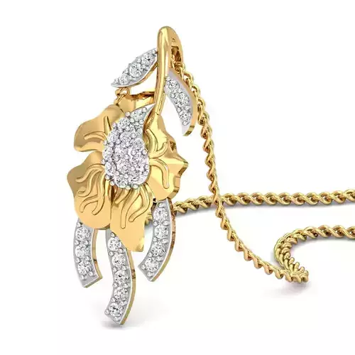 Women Pendant 3dm STL FBX OBJ Render Details