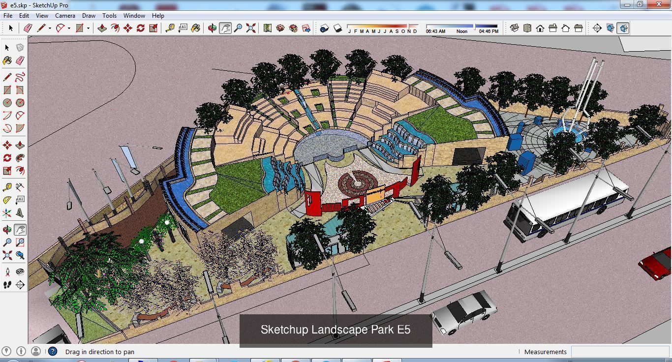 Collection 28 Sketchup Landscape and Park models _21