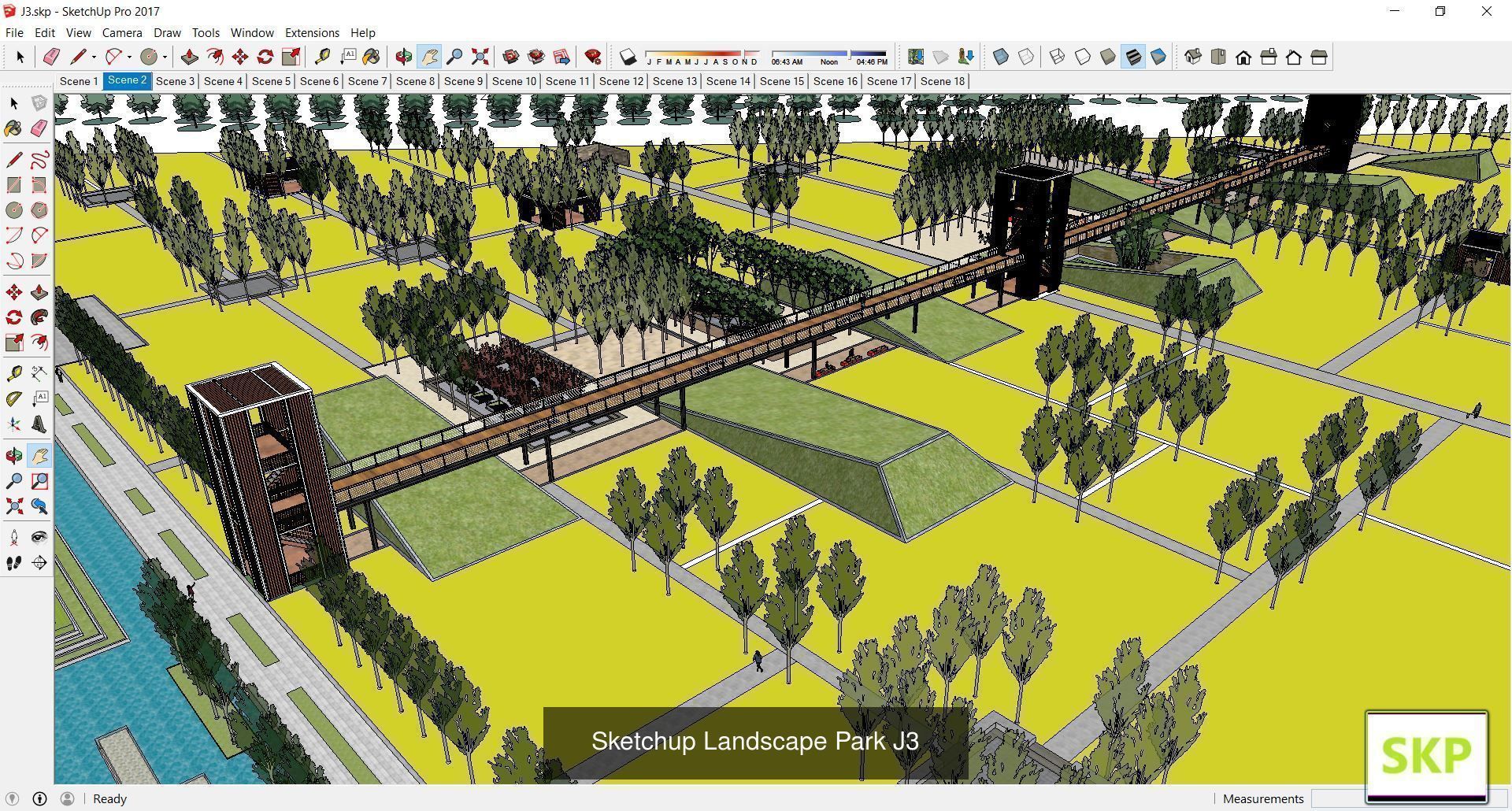 Collection 28 Sketchup Landscape and Park models _39