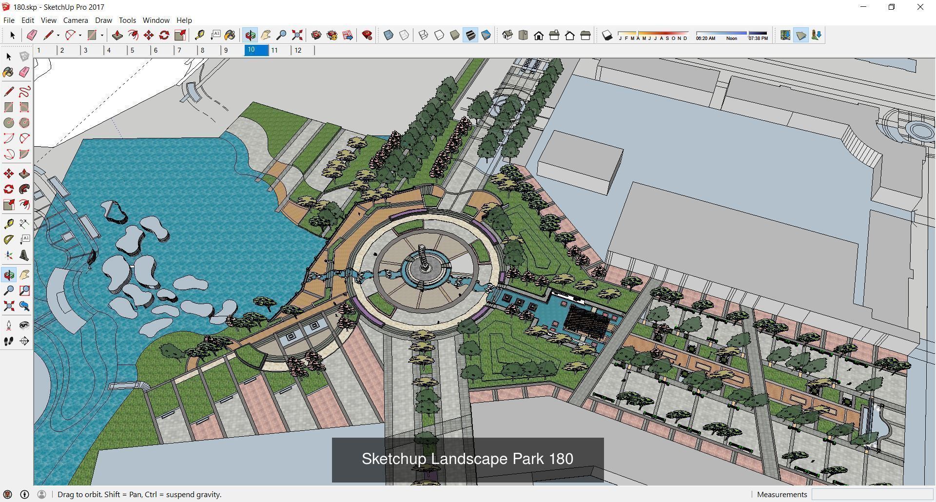 Collection 28 Sketchup Landscape and Park models _8