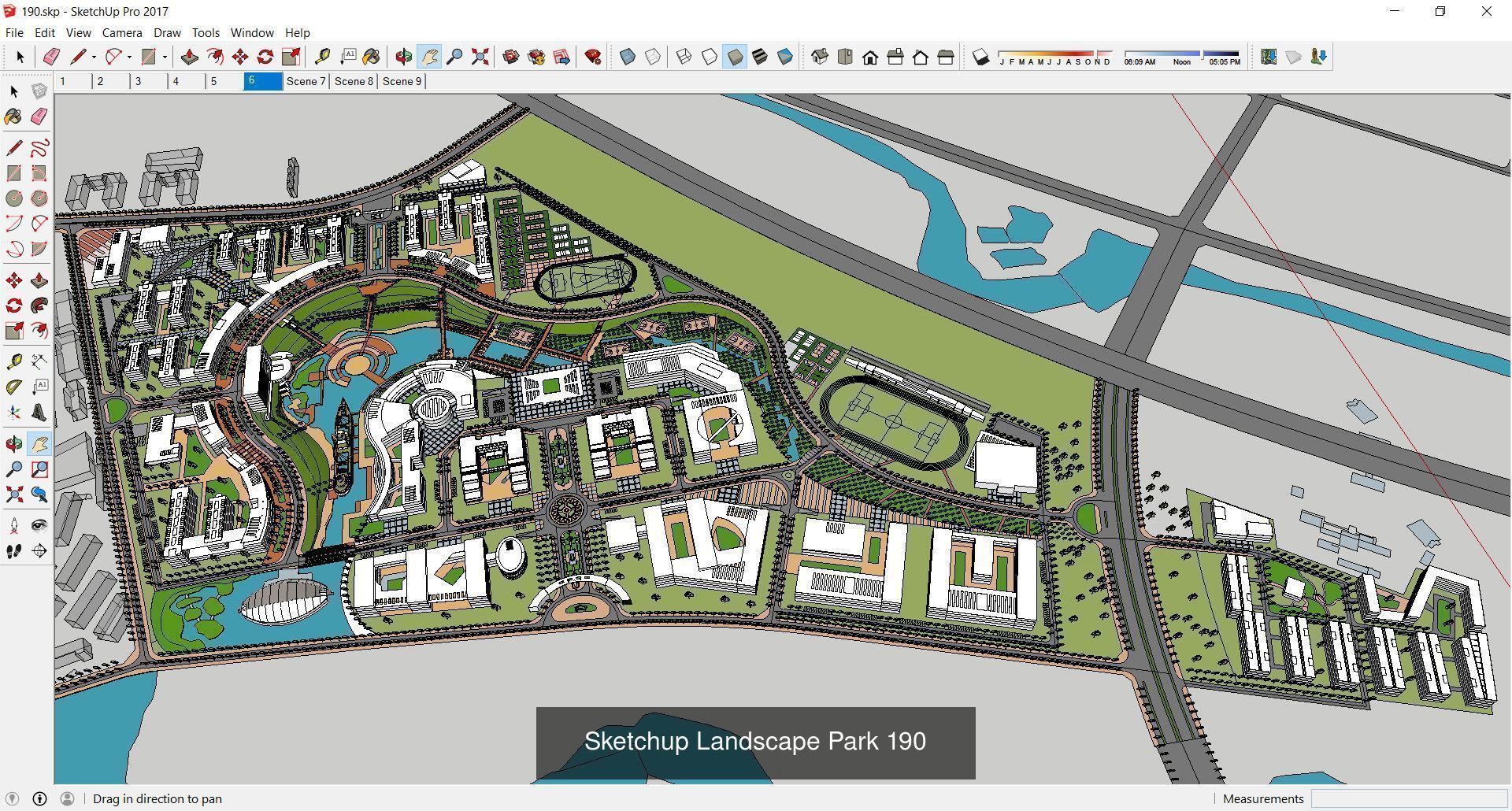 Collection 28 Sketchup Landscape and Park models _12