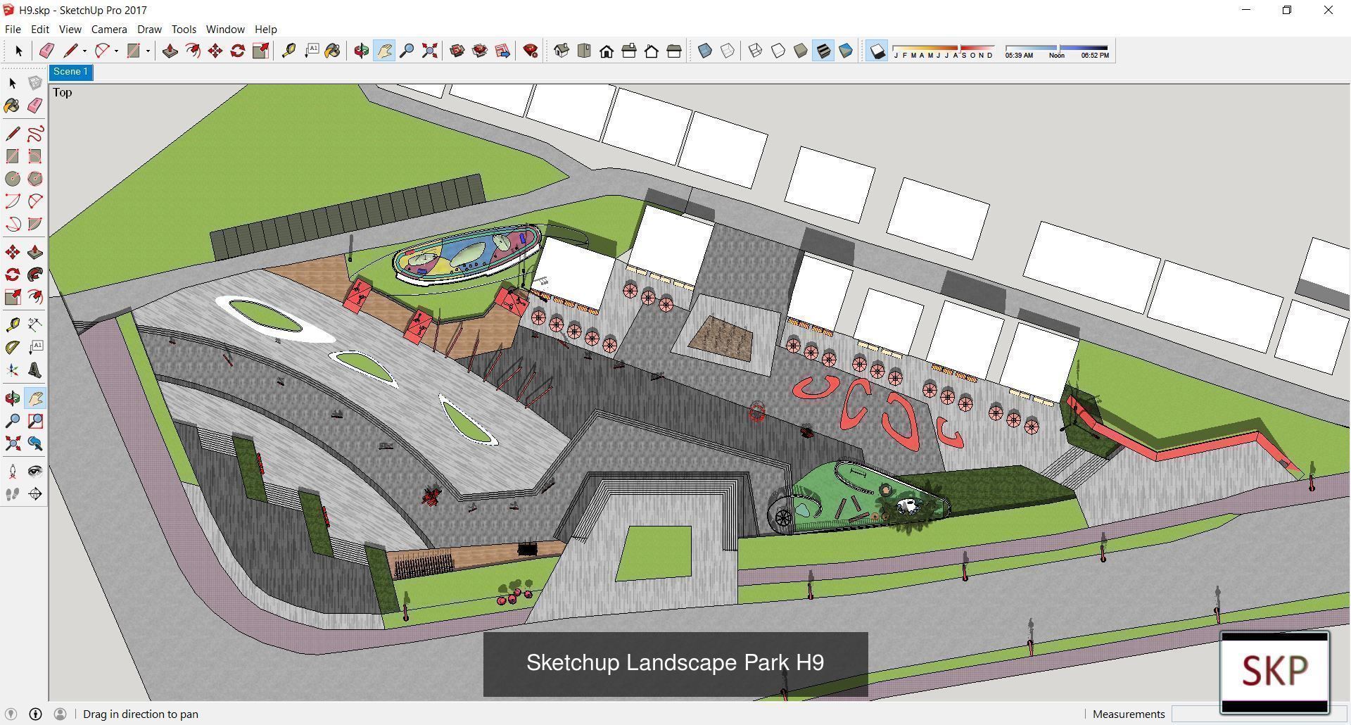 Collection 28 Sketchup Landscape and Park models _35