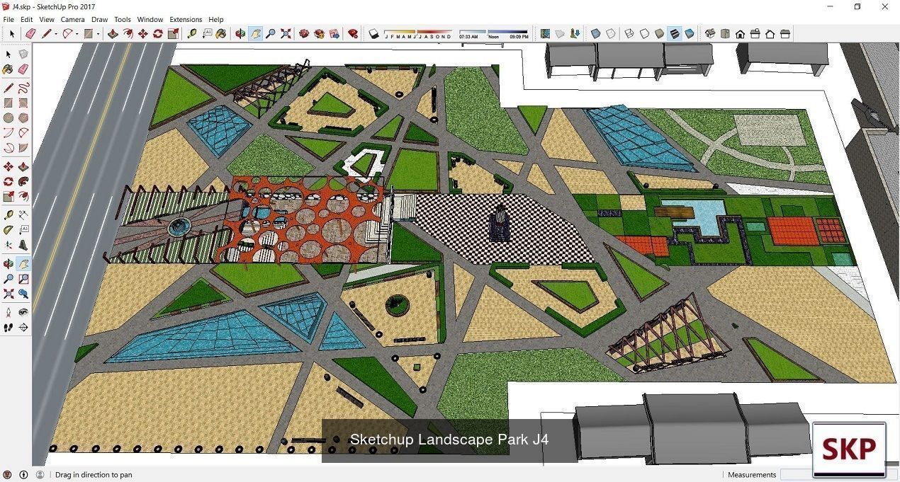 Collection 28 Sketchup Landscape and Park models _40