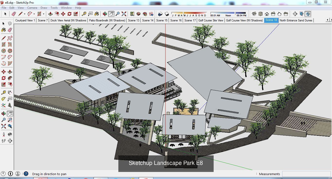 Collection 28 Sketchup Landscape and Park models _24