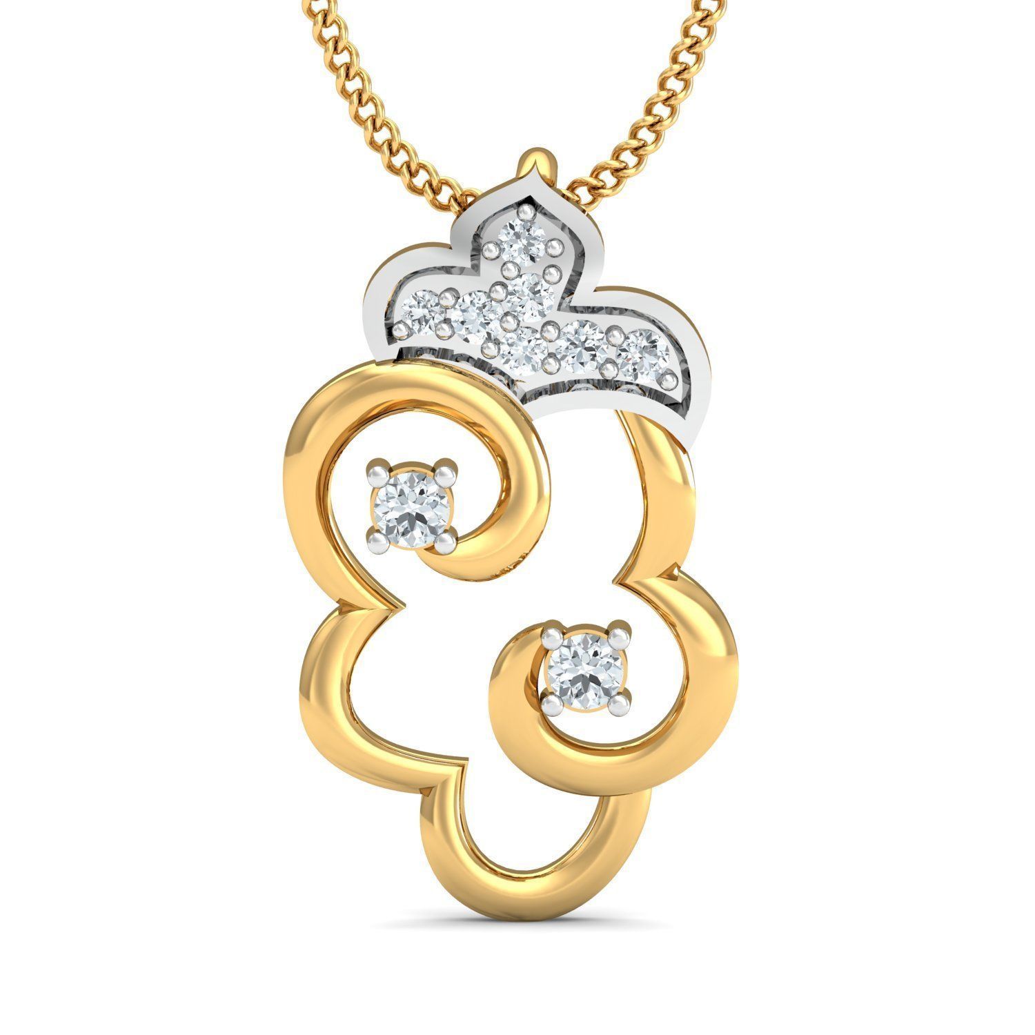 Women Pendant 3dm STL FBX OBJ Render Details 3D print model_1