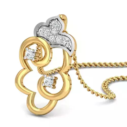 Women Pendant 3dm STL FBX OBJ Render Details