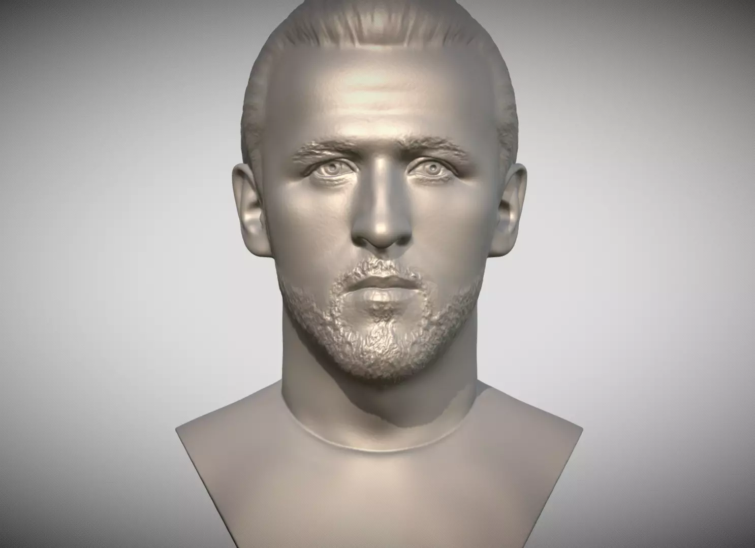 Harry Kane bust for 3D printing 3D print model_0