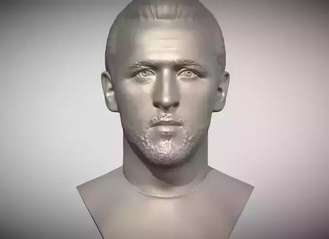 Harry Kane bust for 3D printing 3D print model