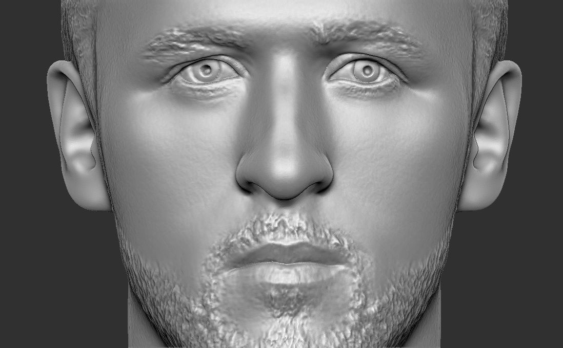 Harry Kane bust for 3D printing 3D print model_18