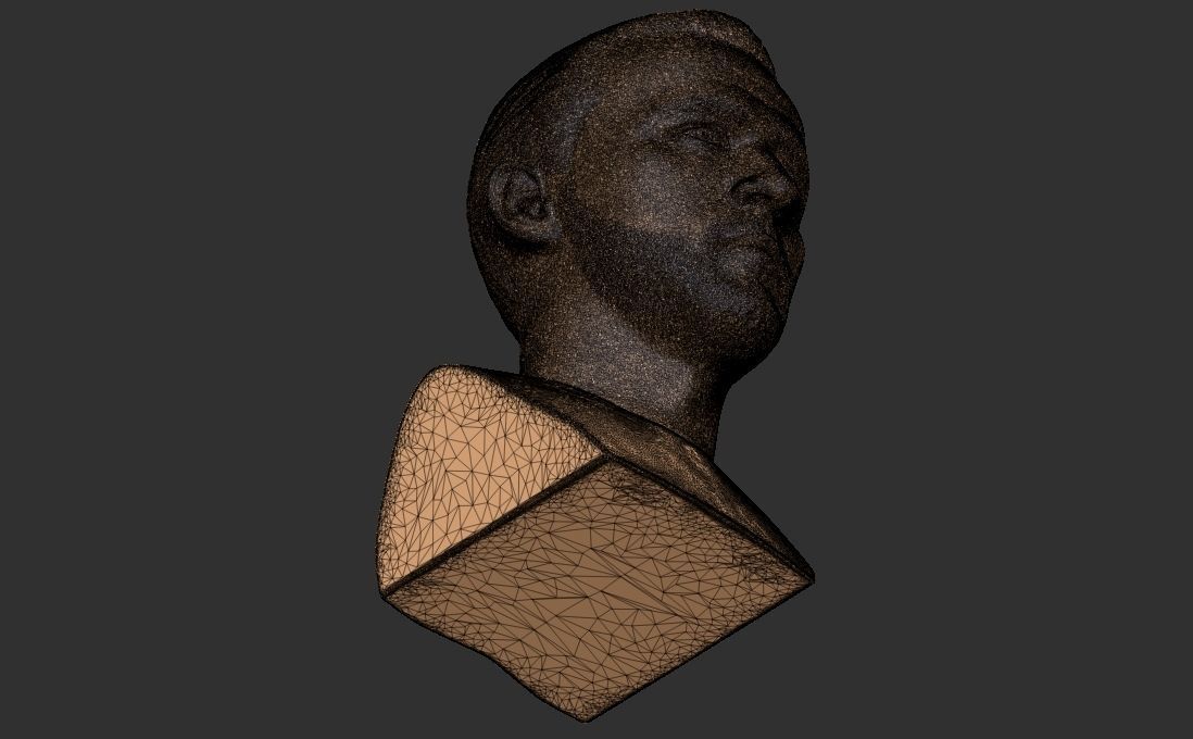 Harry Kane bust for 3D printing 3D print model_34