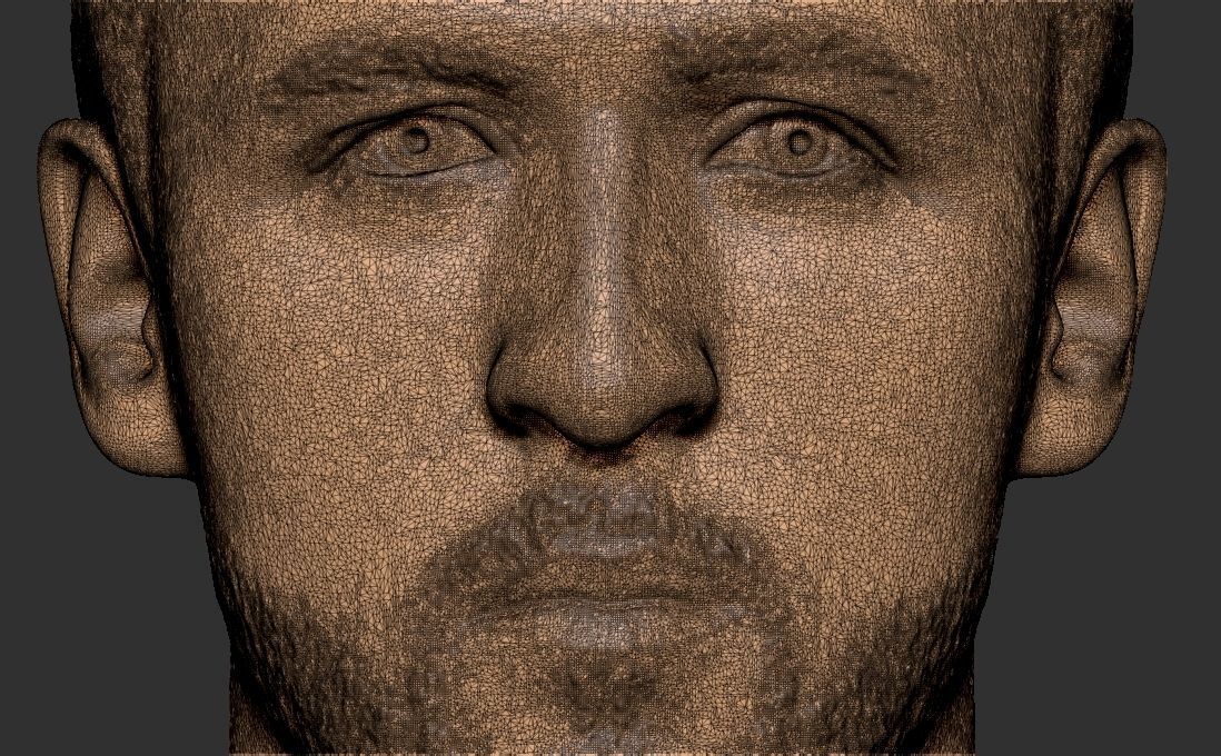 Harry Kane bust for 3D printing 3D print model_32